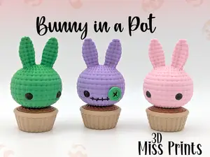 Bunny In A Pot