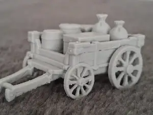 DnD merchant cart terrain prop