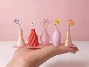 Mini Bud Vase Set of 5 | Decorative Flower Vases