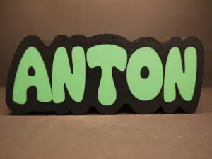 Custom Name Piggy Bank ( Anton )