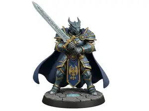 Paladin Dragonborn Male D&D Miniature (45mm)