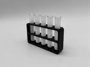 5x Test tubes with Stand