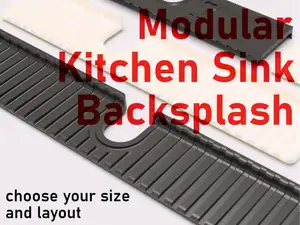 Modular Kitchen Backsplash Drainer