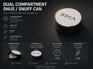 ZYN Snus Can - Fresh & Used Pouches