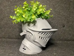 Knight flower helmet