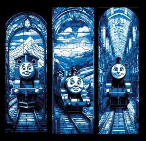 bookmarks Stained Glass designs of Thomas the Tank
