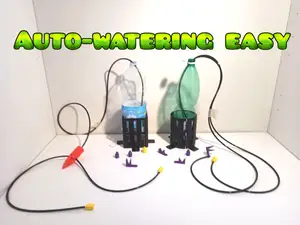 Easy auto-watering system with water hub