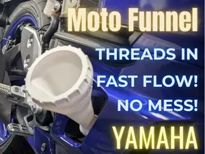 YAMAHA Oil Funnel – Thread-In No-Spill
