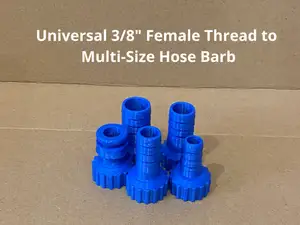 3/8" Thread to Multi-Size Hose Adapter