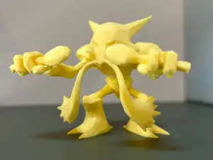 Low Poly Alakazam Pokemon