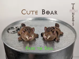 Little Flexi Boar (Free Commercial Use!)