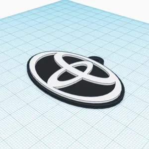 Toyota Logo Keychain