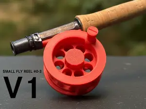 Small and Light Fly reel V1 Line #0-3