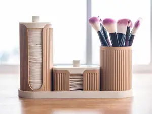 Set of cosmetics organizer