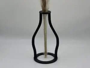 Silhouette Vase - bauchig
