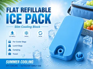 Flat Refillable Ice Pack | Slim Cooling Block