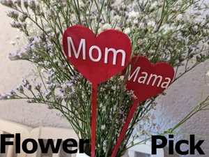 Mother's Day Flower Pick / Blumenstecker