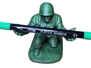 Green Army Man Pen / Pencil Holder