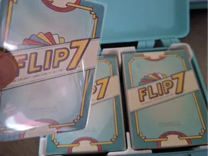 Flip 7 Card Game Case w/ sleeves