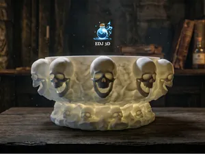 Bowl of Skulls - Catch All - Gothic - Decor