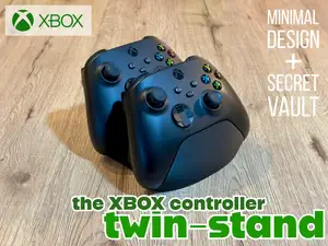 double xbox controller stand / support