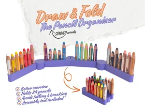 Draw & Fold – The Foldable Pencil Organizer