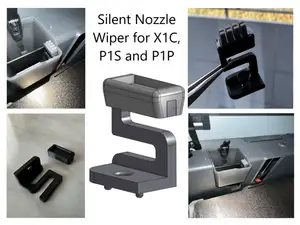 P1P, P1S, X1C Silent Nano Hybrid Nozzle Wiper