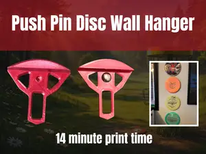 Push Pin Disc Golf Wall Hanger