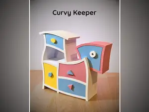 Curvy Keeper- Asymmetrical Jewelry Chest