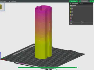 Silk PLA Speed & Temperature Tower - Interlocking