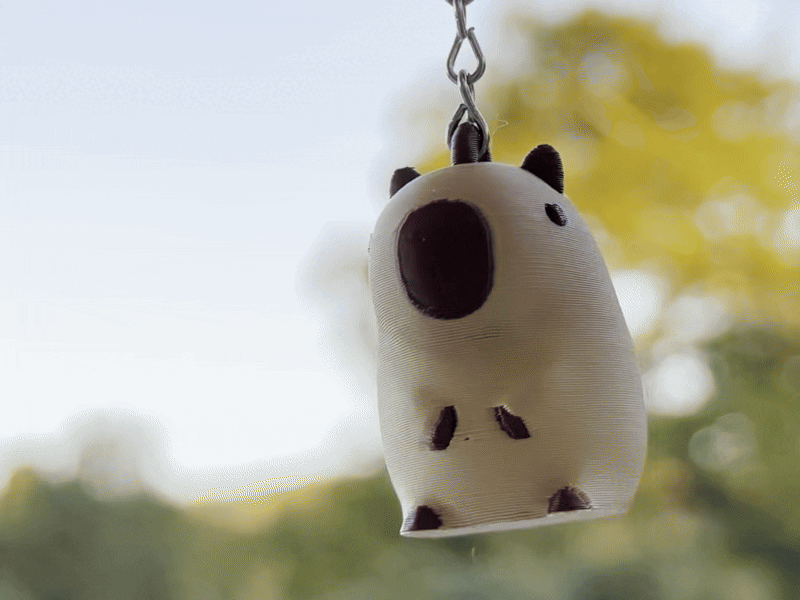Cute Capybara Keychain