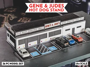 Gene & Jude's Hot Dog Stand - 1/64 Scale Diorama