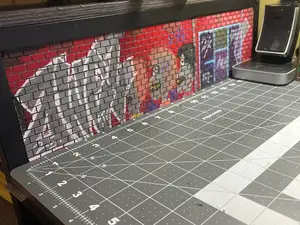 1/10 scale brick wall