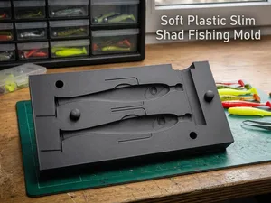 Slim Shad 66 mm - Soft Lure Fishing Mold