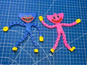 articulated huggy wuggy and missy kissy remix v3