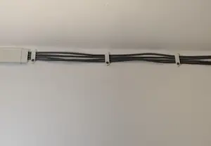 Ethernet Cable Wall Clips and Cover/Conduit