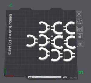 Nokta Legend Cable Clamps.