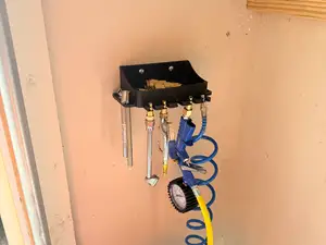 Air Compressor Accessory Wall Organizer