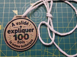humour teacher medal
