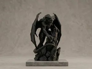 Rock Dragon Diorama – Ultra Detailed Fantasy Model