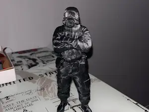 Gas Mask Soldier – Detailed Tactical Figure