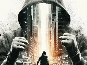 Man in Town Hueforge