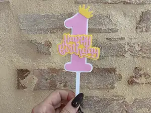 1st Birthday Cake Topper