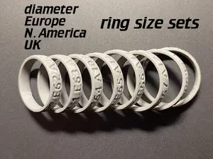 ring size sets EU, America, UK