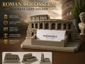 Roman Colosseum Business Card Holder