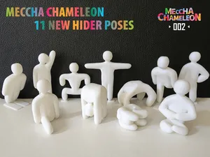 Meccha Chameleon (11 new poses!) Game Figures