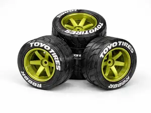 Jantes e Pneus Drift para Carros RC Escala 1/10