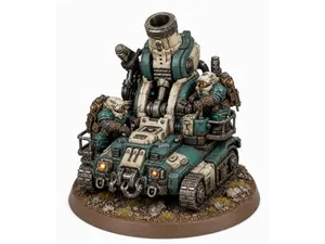 Grimdark Space Dwarf Siege Mortar Crawler - Sci-Fi