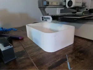 A1 mini poop bin with poop deflector