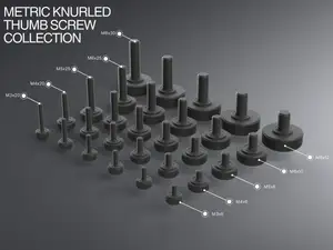Metric Knurled Thumb Screw Collection M3-M8
